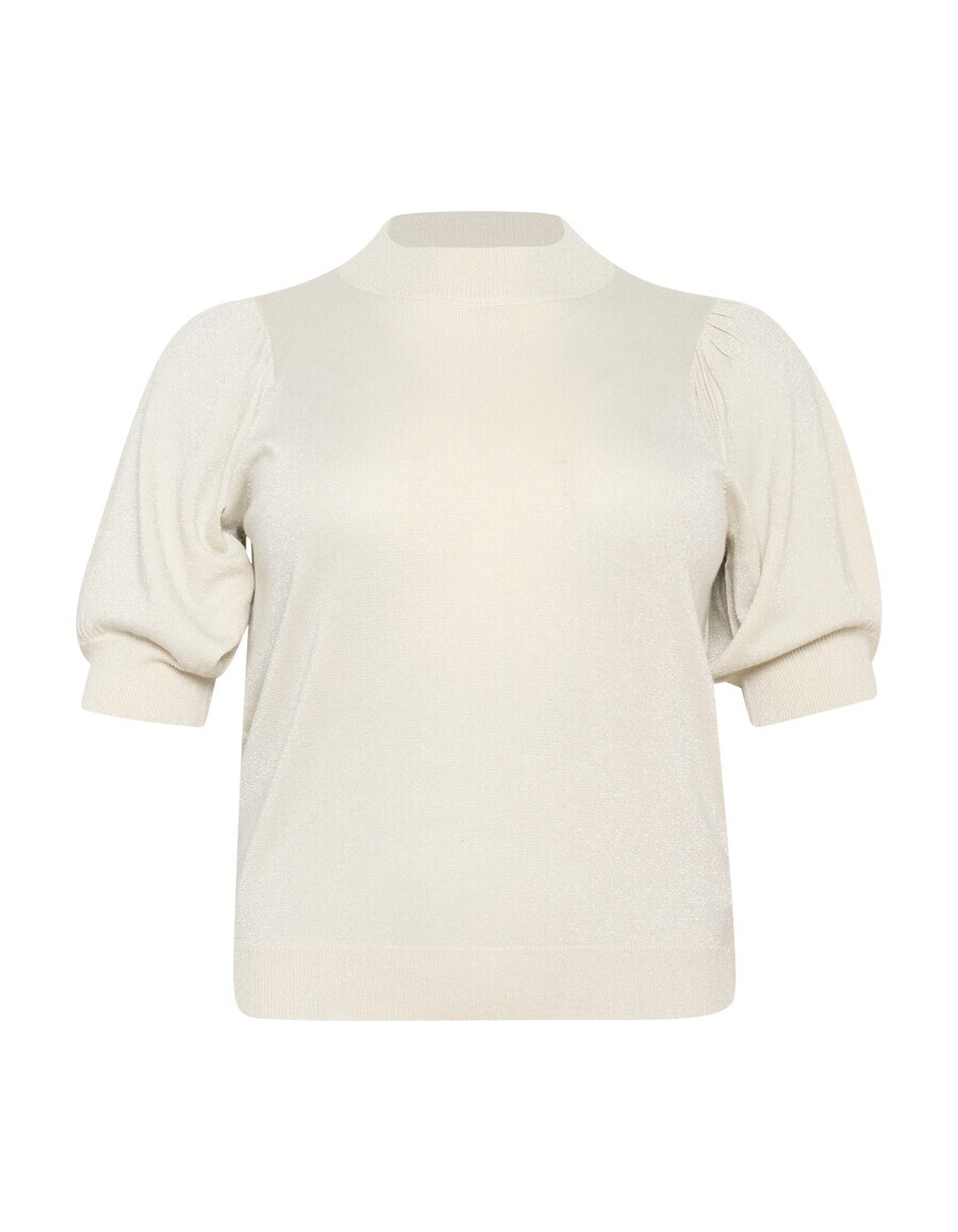 

Тонкий вязаный свитер KAFFE CURVE Sweater Regitta, белый