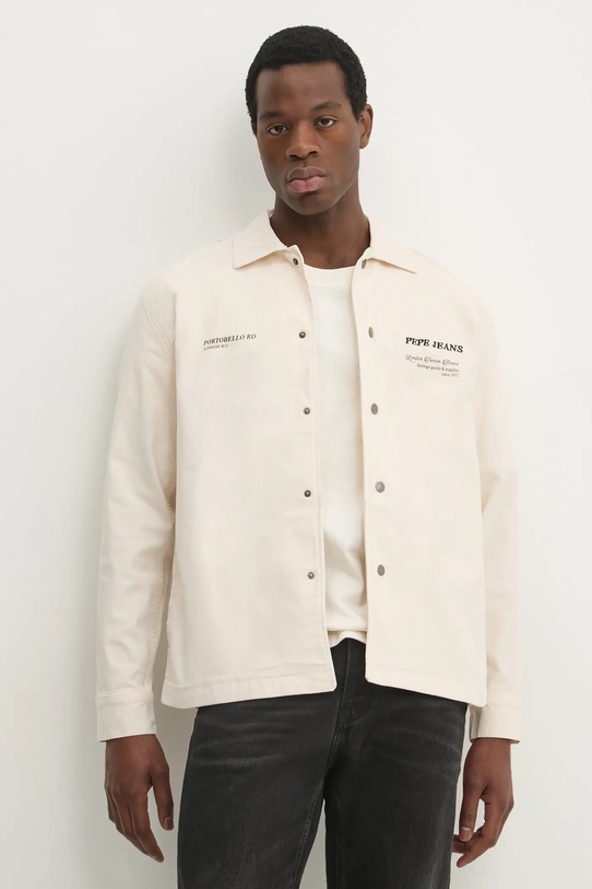 

Джинсовая рубашка SAM Pepe Jeans, бежевый