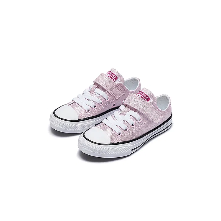 Кеды детские Converse низкие розовые — фото 4