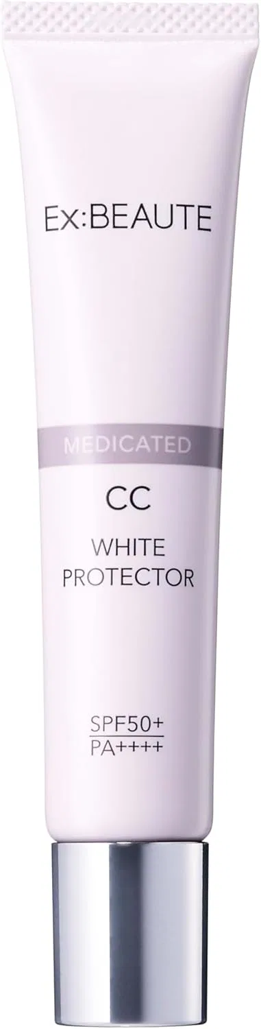 Крем для лица SPF EX:BEAUTE Дневной Medicated CC White Protector, желтый