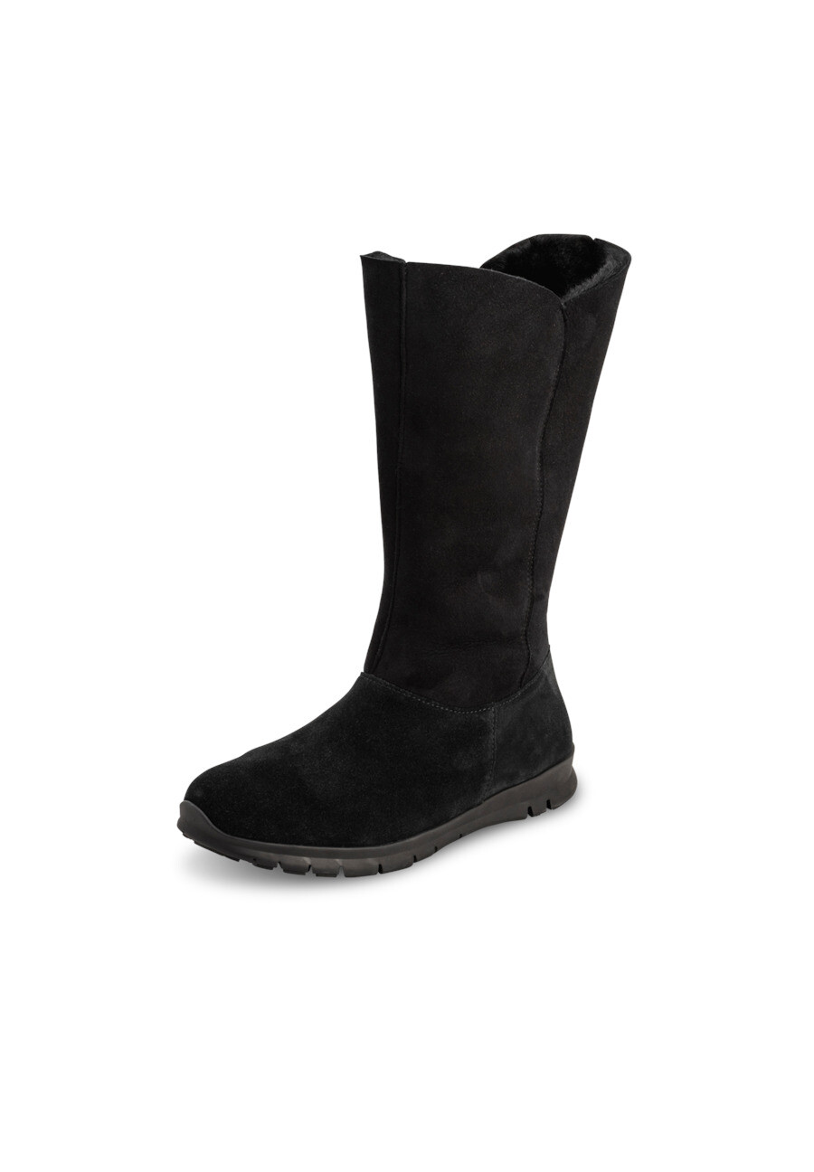 Ботинки VITAFORM Veloursleder Stiefel, черный