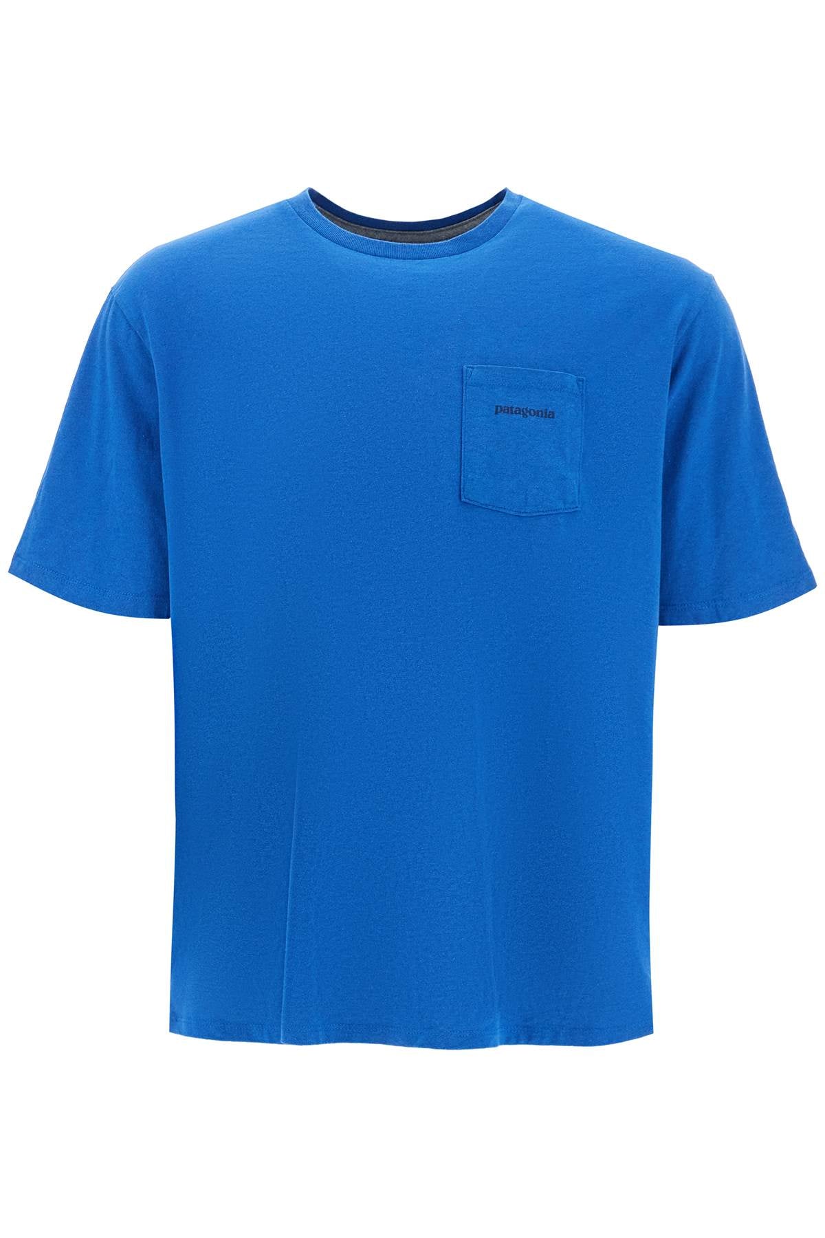 

Футболка Patagonia Responsibili-Tee для мужчин с карманом, синий