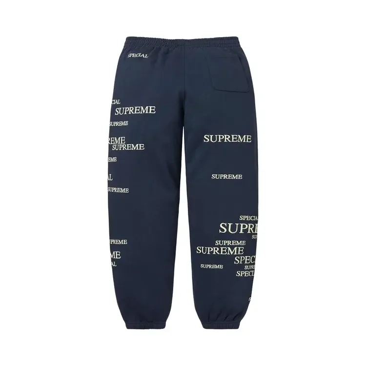 Спортивные штаны Supreme Special 'Navy' — фото 2
