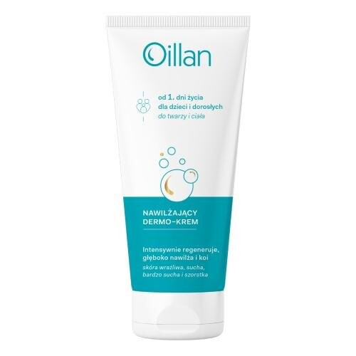 

Oillan Derm Face and Body Cream, Увлажняющий крем для лица и тела для детей с рождения, 200 мл