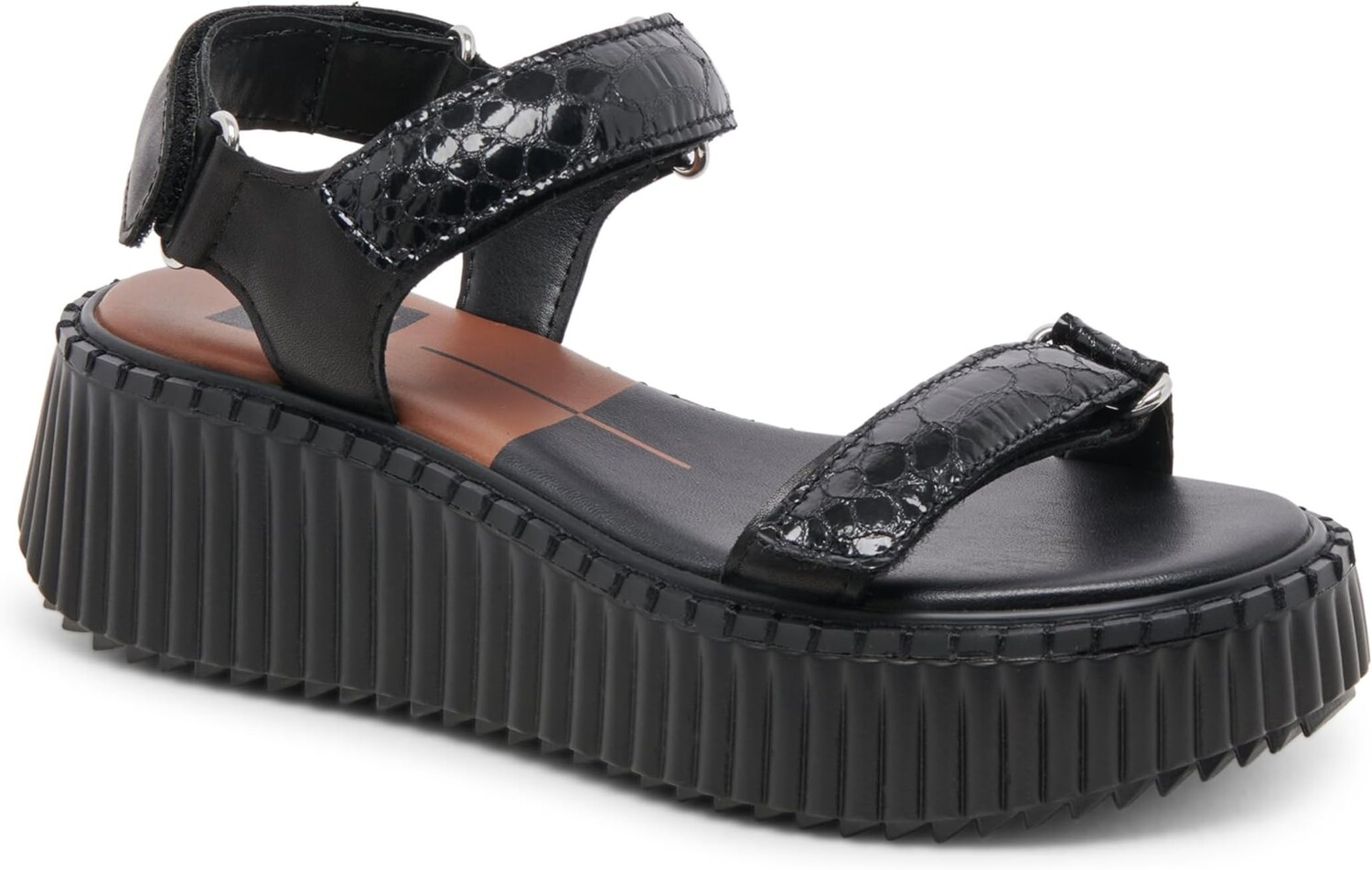Сандалии Dolce Vita Debra, цвет Midnight Embossed Leather
