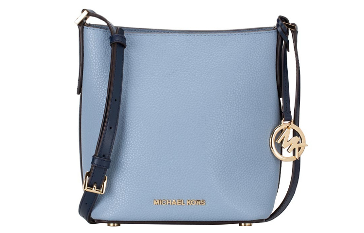 

MICHAEL KORS Сумка-ведро Kimberly Leather, женская, через плечо, синяя