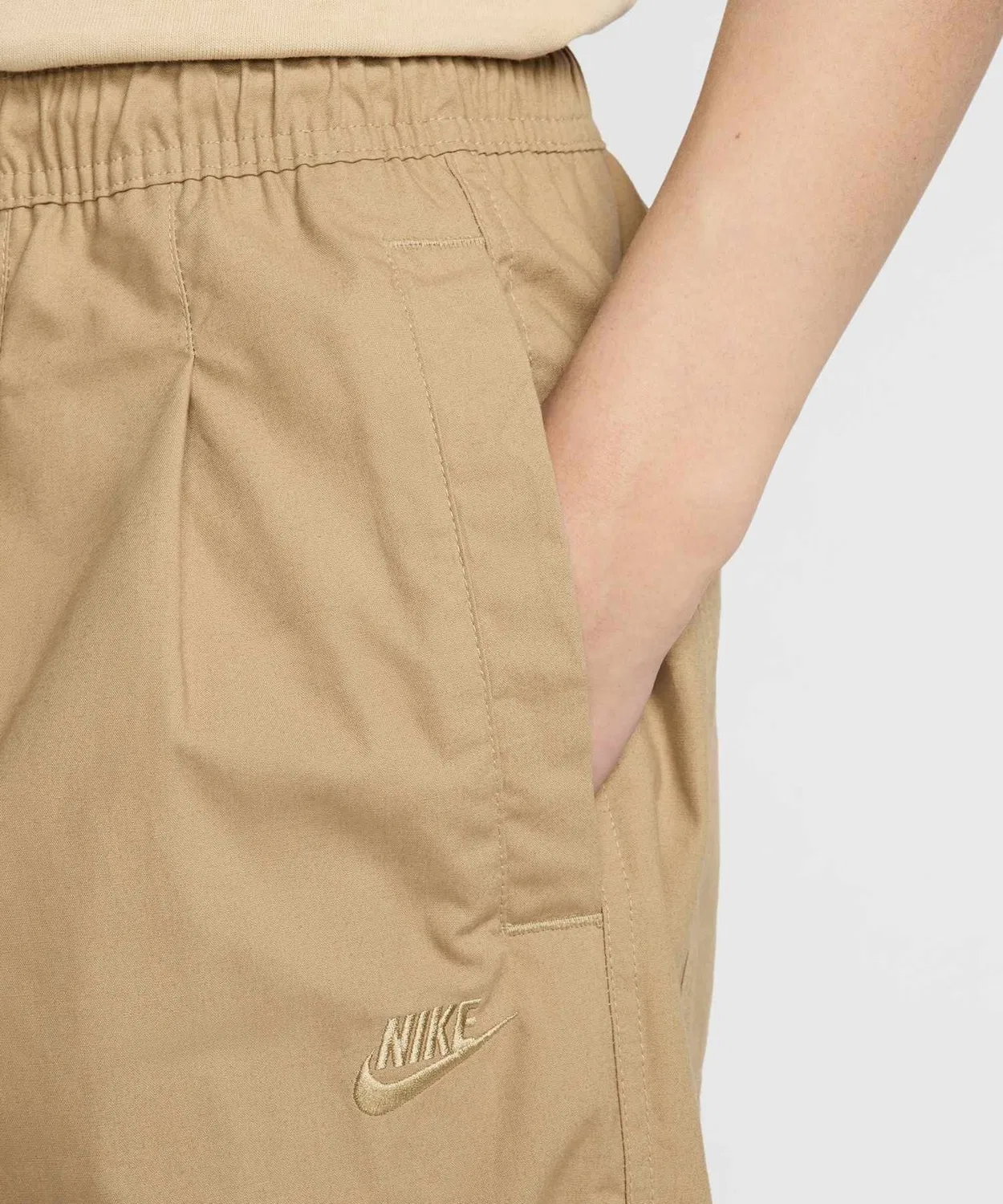 Штаны Nike Club мужские баллон, бежевые — фото 4