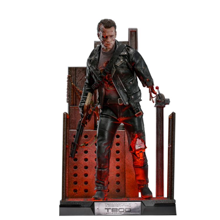 

Терминатор 2: судный день t 800 уничтоженные фигурки 32см Hot Toys, Terminator 2: Judgment Day T-800 (Battle-Damaged Edition)