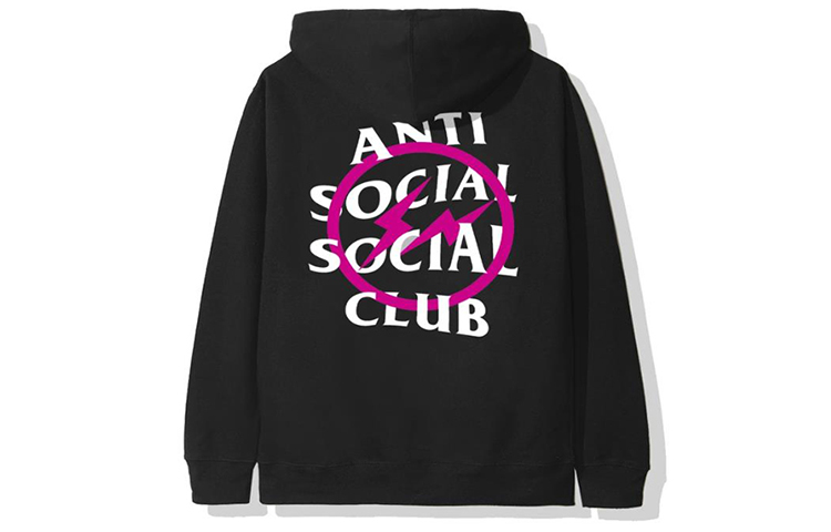 

ANTI SOCIAL SOCIAL CLUB Толстовка X Fragment Pink Bolt