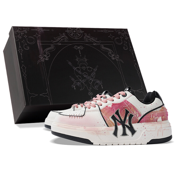 

Кроссовки MLB Chunky Liner Skateboarding Shoes Unisex Low-top Pink/white, белый