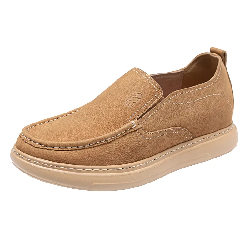 GOG Повседневные кожаные туфли мужские low top brown — фото 3