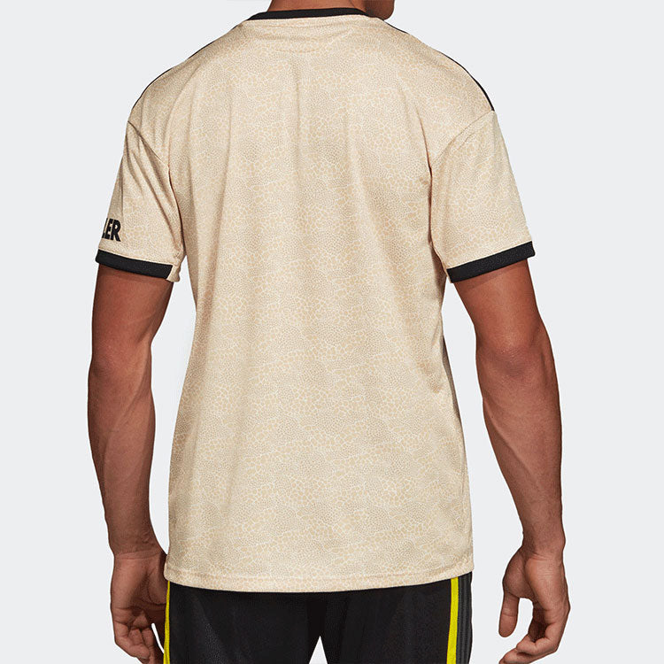 Джерси adidas Manchester United 19/20 Away Jersey 'Linen', бежевый — фото 4