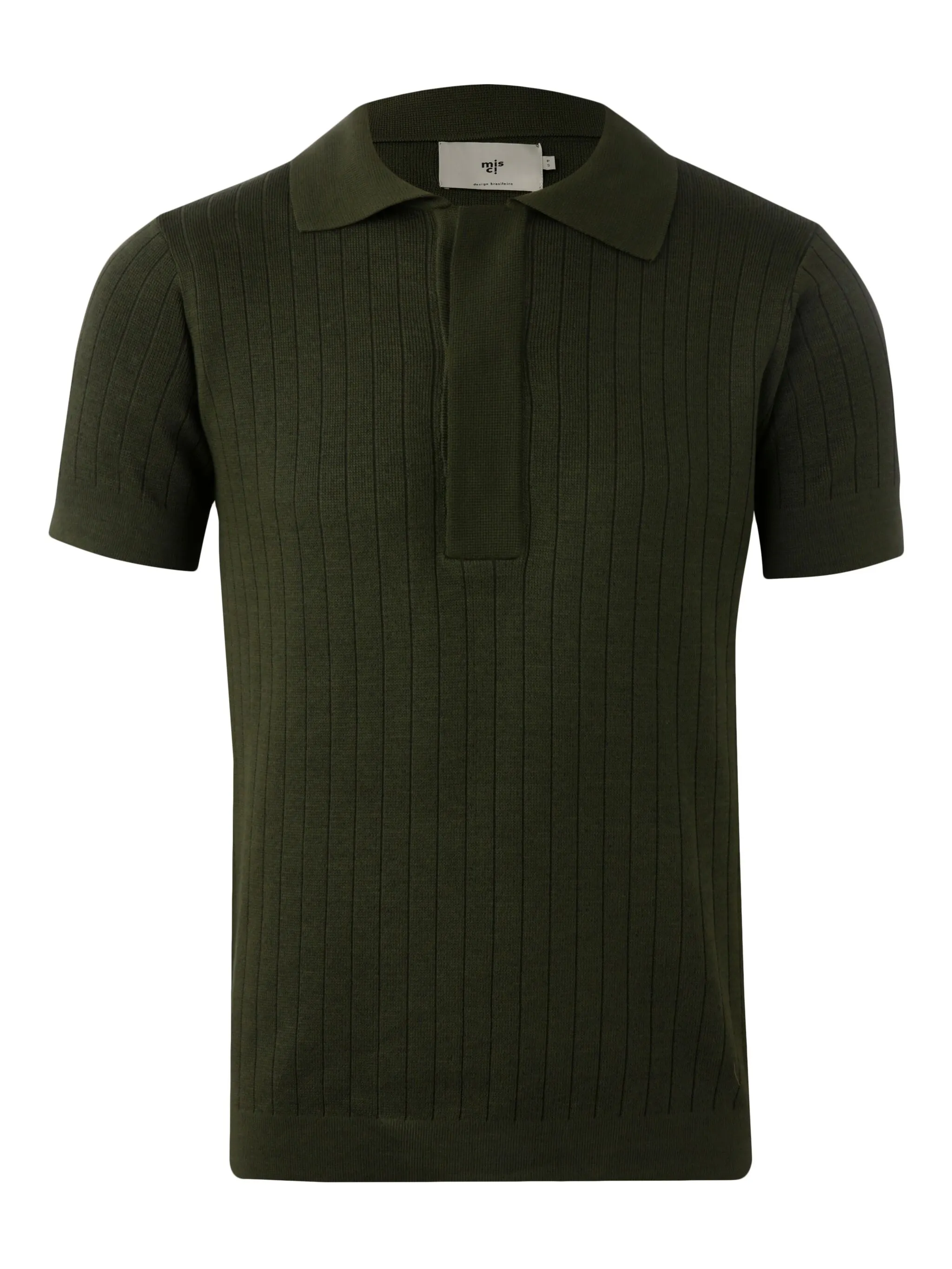 

Рубашка поло в рубчик Misci, зеленый