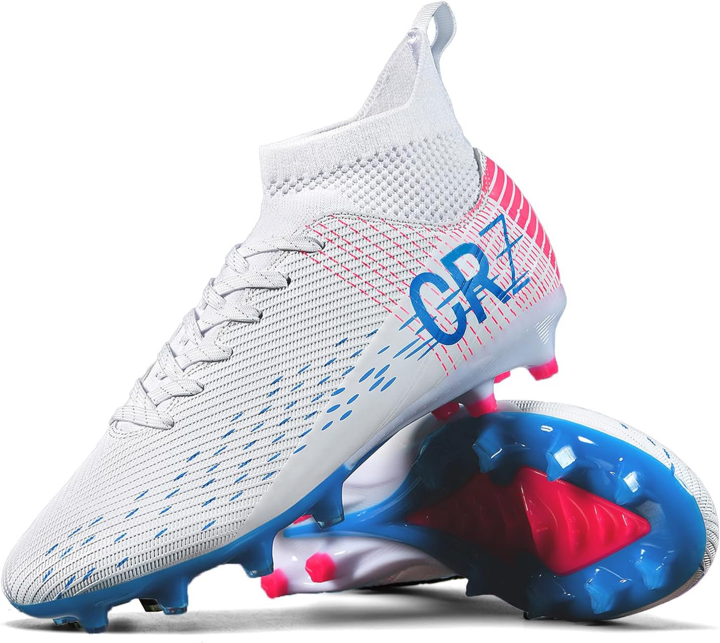 

Футбольные бутсы для мужчин и женщин, для игры в зале и на искусственном газоне, детские AG TF тренировочные футбольные кроссовки, унисекс Sunqin, белый