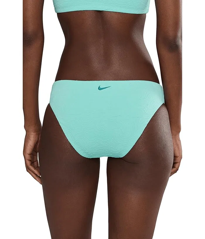 Бикини-трусы Line Wave Jacquard Nike, Bleached Turquoise — фото 4