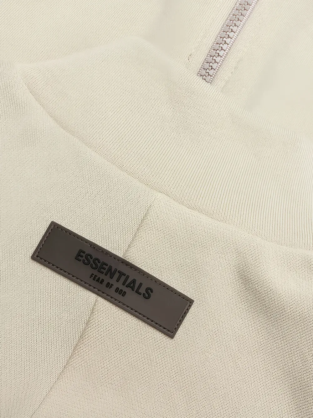 Куртка на молнии по всей длине Fear Of God Essentials Kids, нейтральный — фото 4