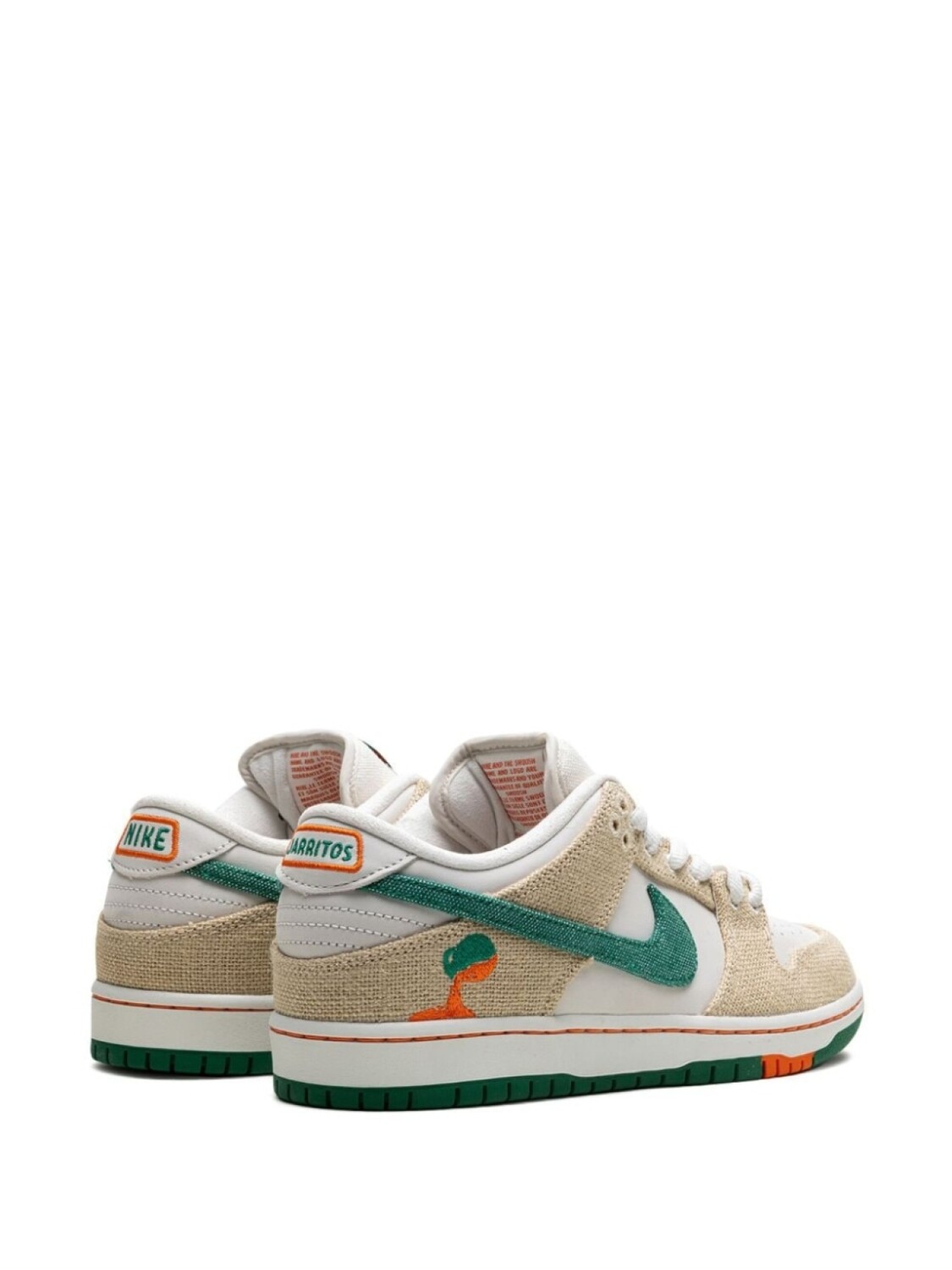 Nike кроссовки SB Dunk Low из коллаборации с Jarritos, нейтральный цвет — фото 3