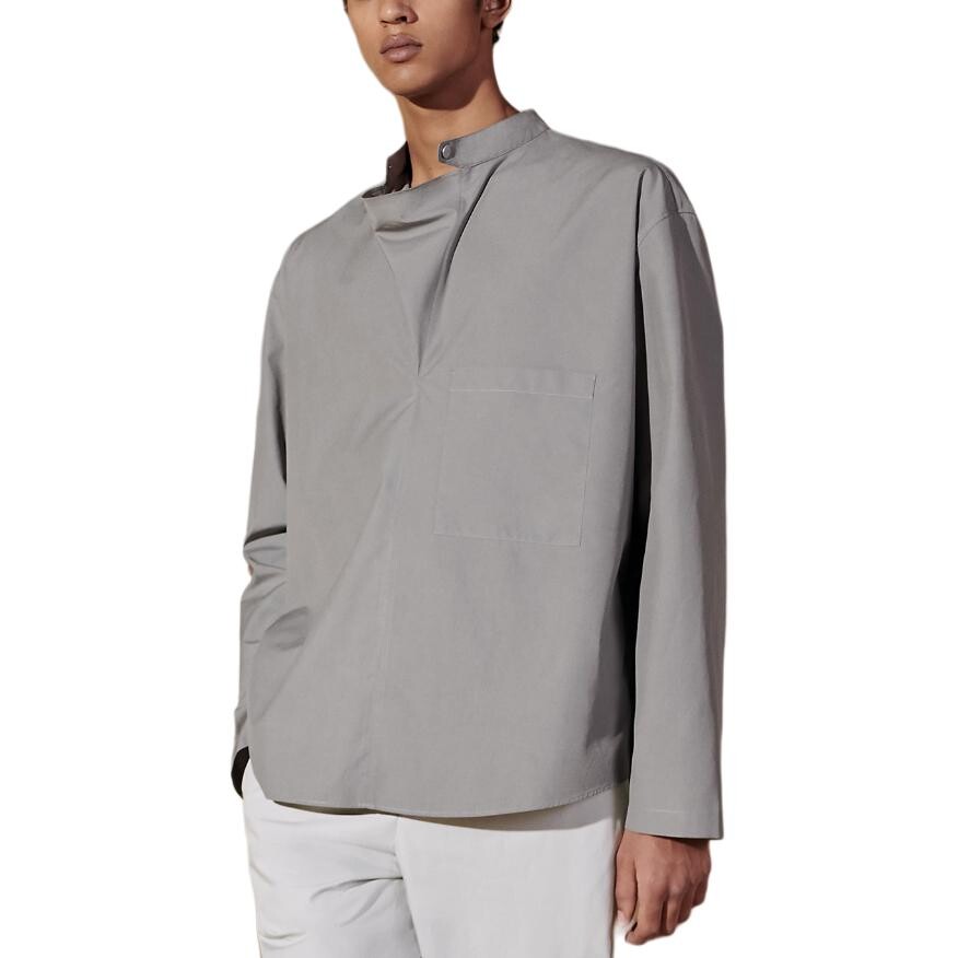 

Рубашка мужская серая Hermes, серый
