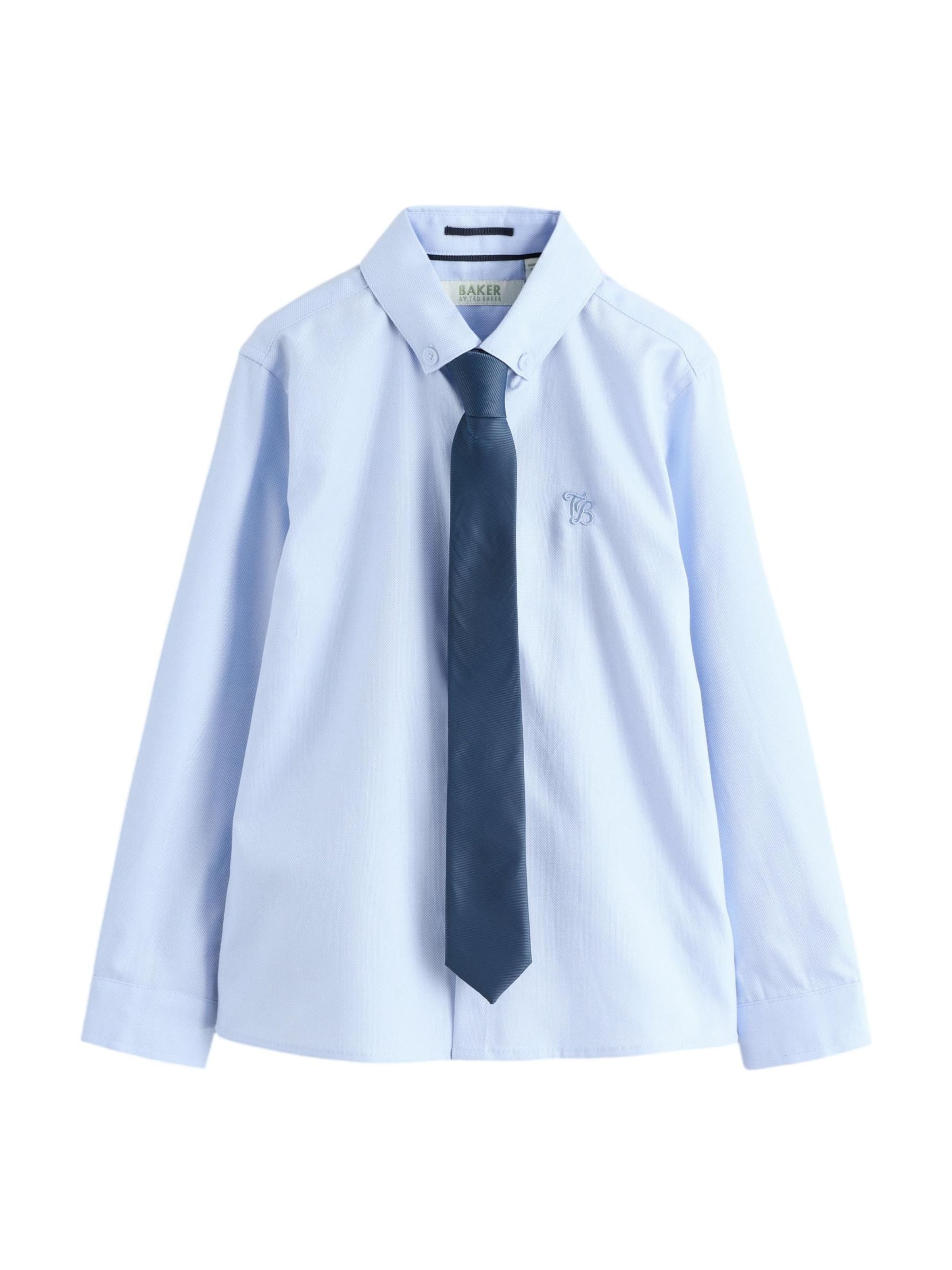 Baker by Ted Baker Рубашка на пуговицах Regular fit в синем, светло-голубом цвете