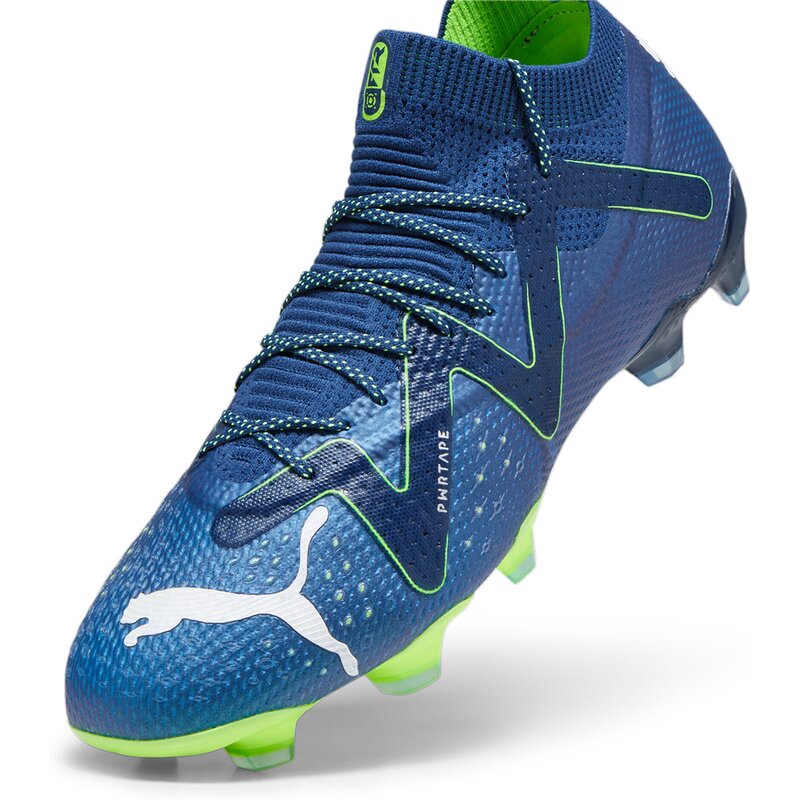 Футбольные бутсы Future Ultimate FG/AG Puma, цвет persian blue-puma white-pro gr — фото 4