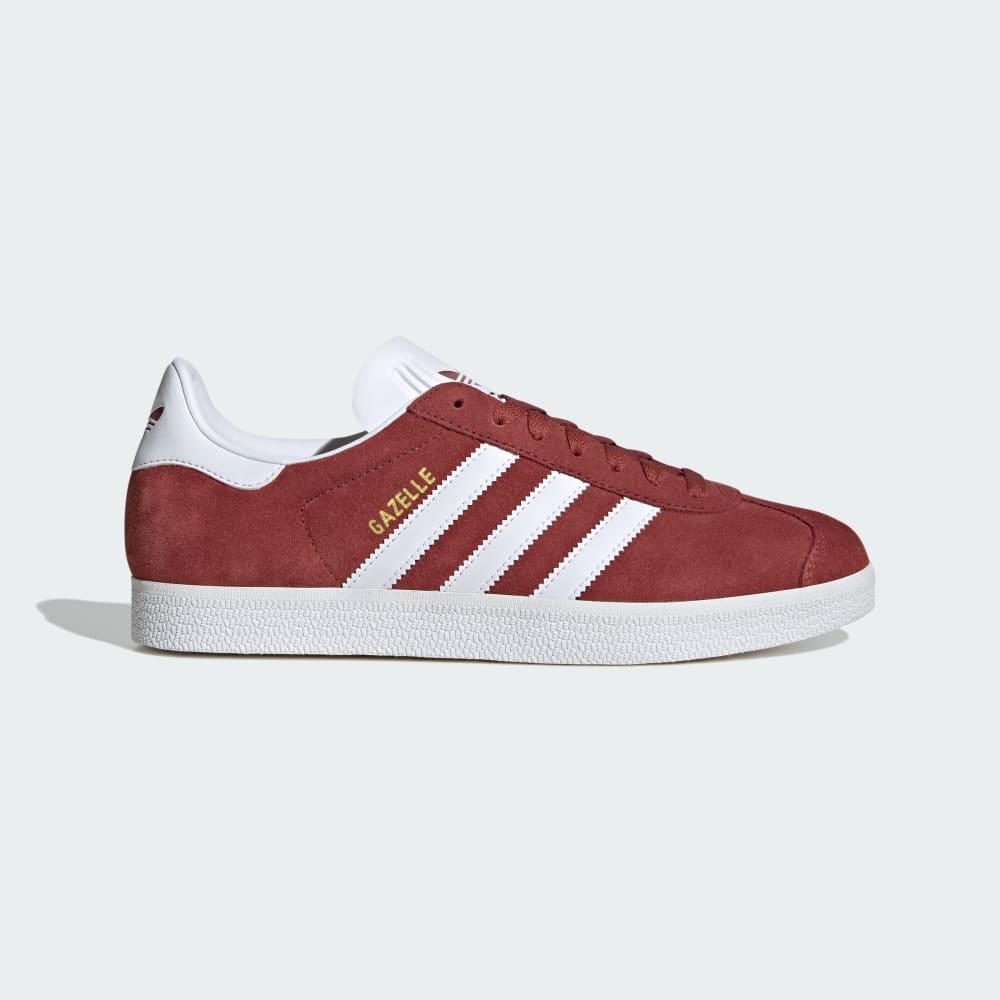 

Кроссовки Adidas Gazelle Shoes, цвет Preloved Ruby/Cloud White/Gold Metallic