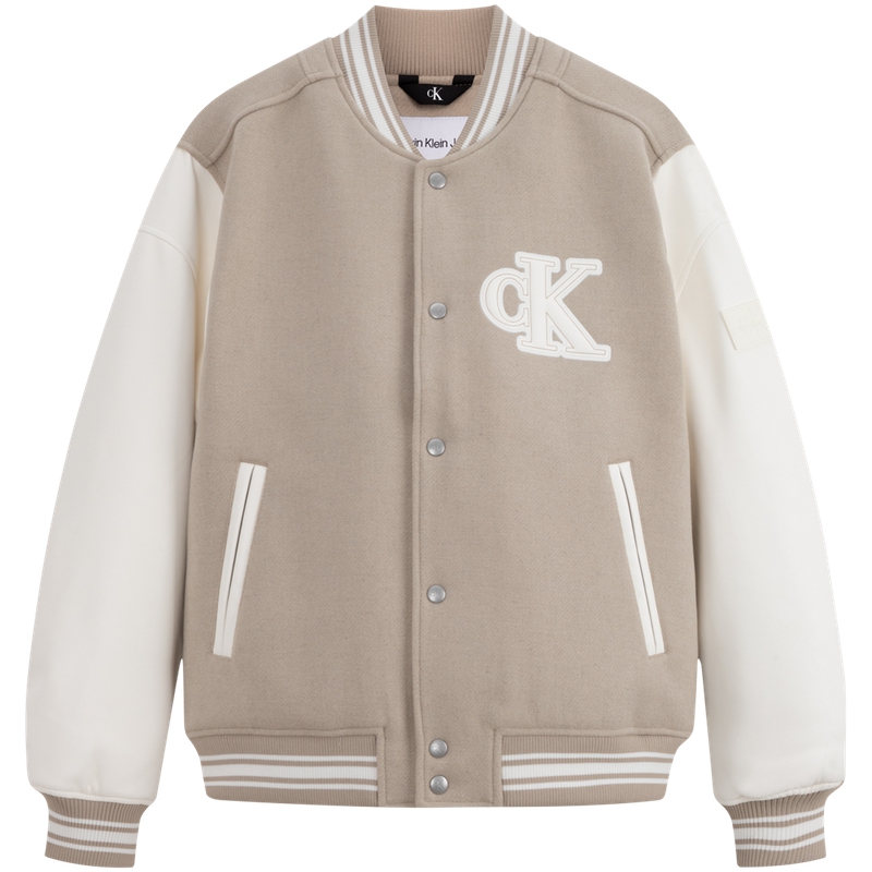 Куртка-бейсболка CALVIN KLEIN для мужчин, PED-Молочный чай кофе — фото 4