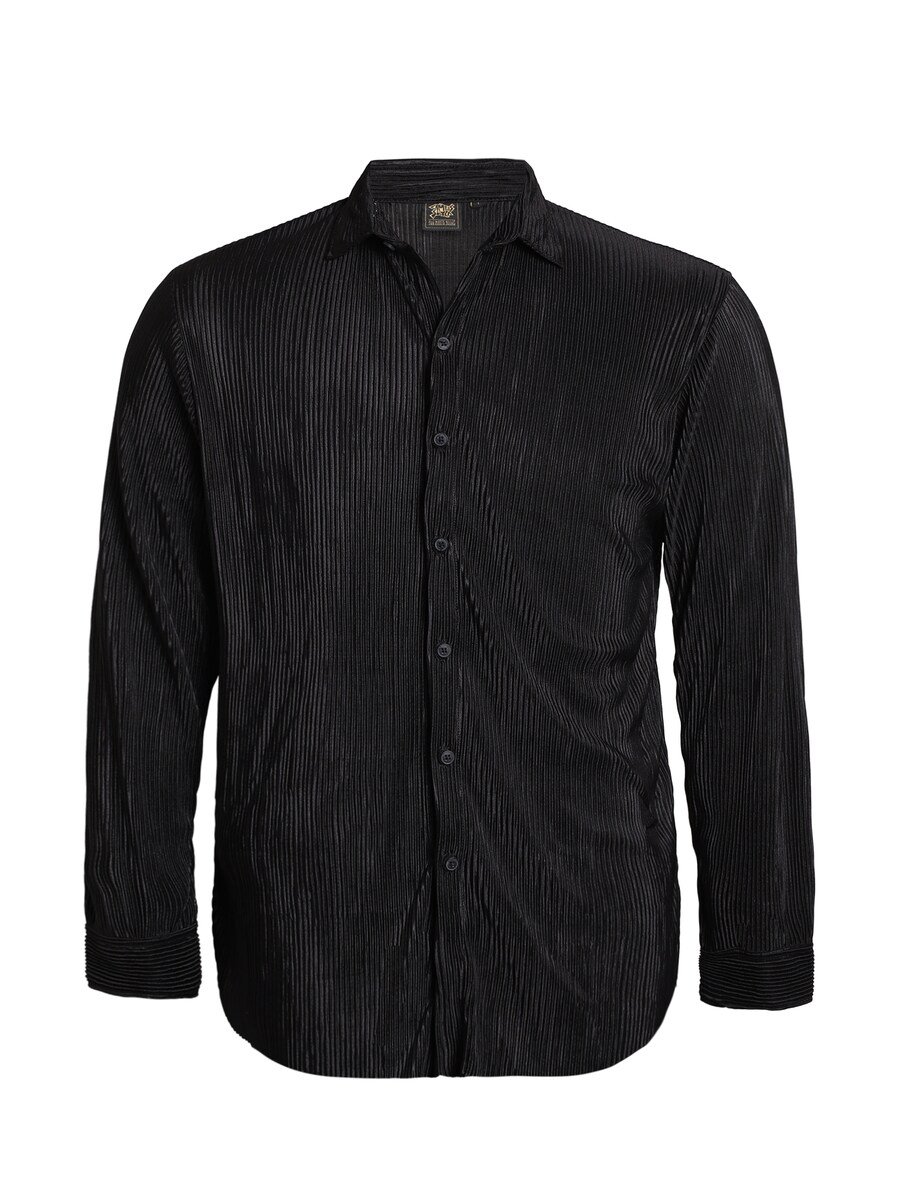 

Рубашка на пуговицах классического кроя Campus Sutra Susan, черный