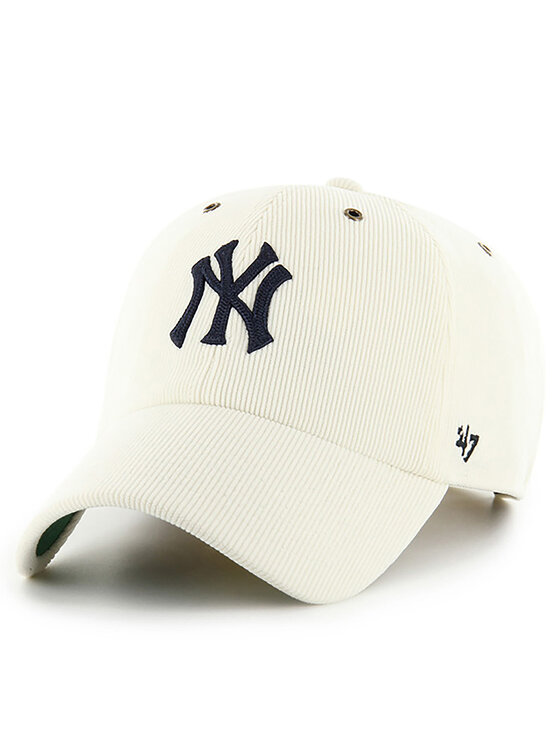 

Бейсболка MLB New York Yankees Thin Cord ’47 Clean Up B-TCDCU17IWS 47 Brand, экрю