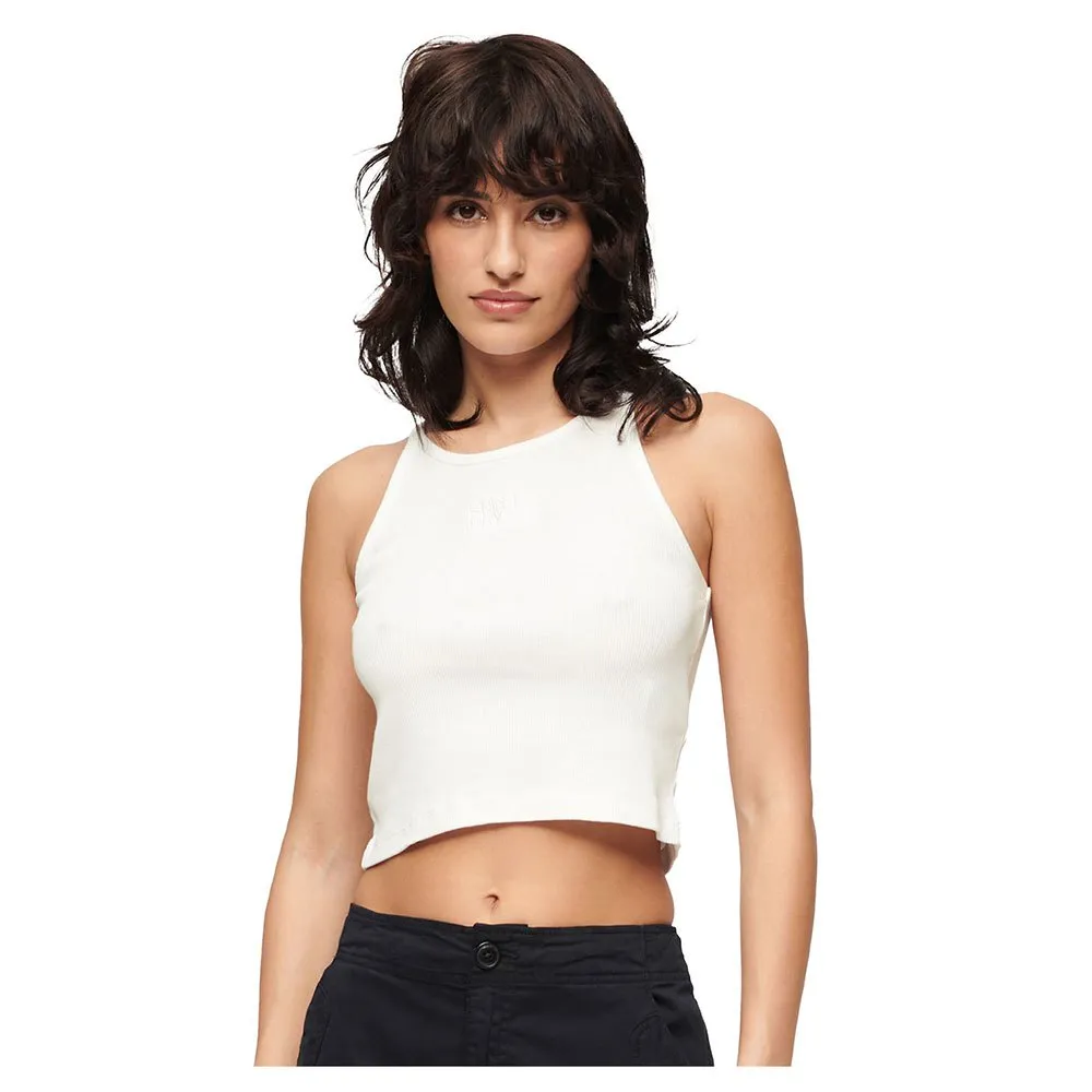 

Футболка Superdry Embroidered Rib Racer, белый