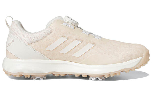 Кроссовки (WMNS) Adidas S2G BOA Spiked Golf Shoes 'Chalk White Wonder Quartz', белый — фото 2