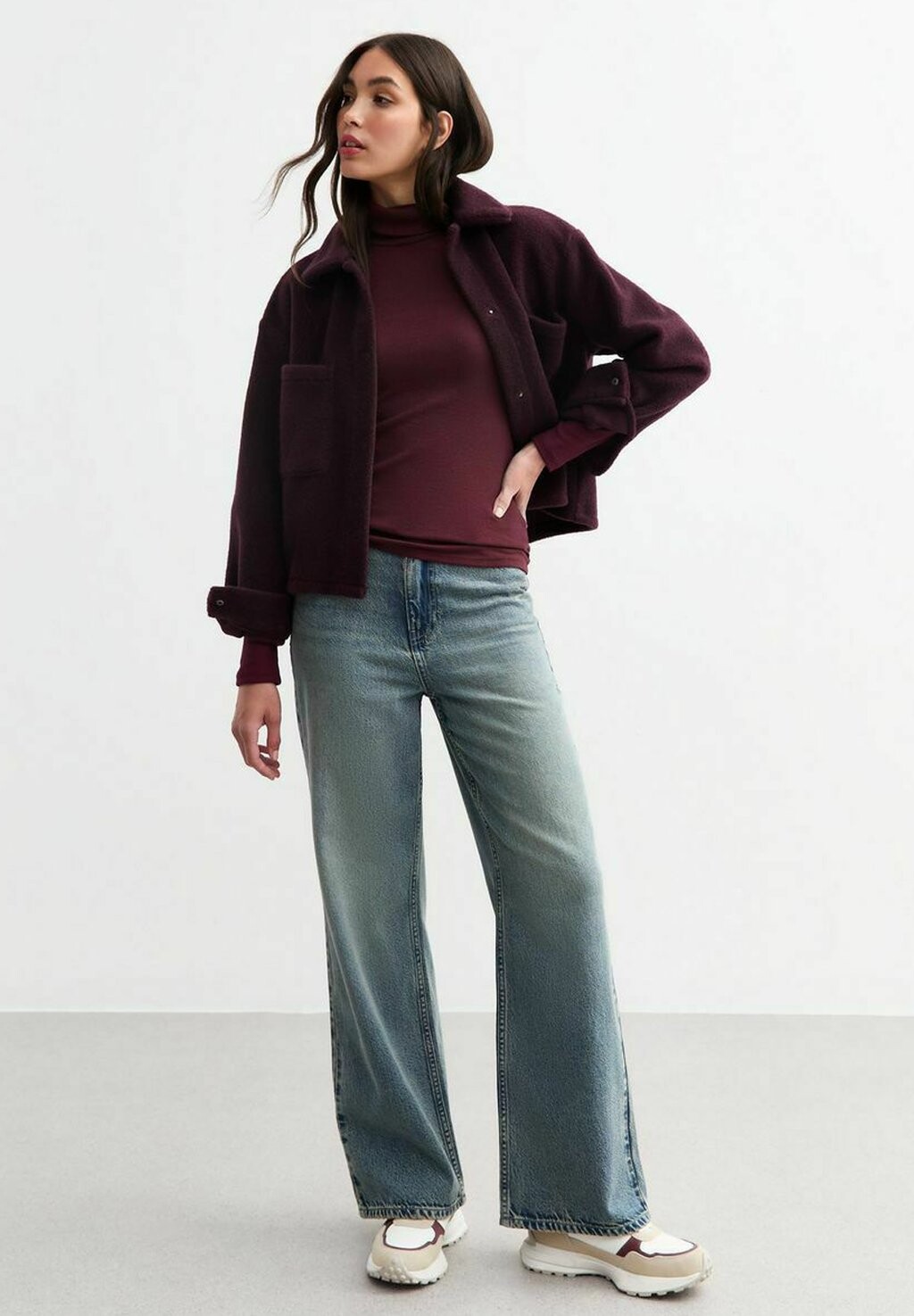 

Топ с длинными рукавами ROLL NECK New Look, красный