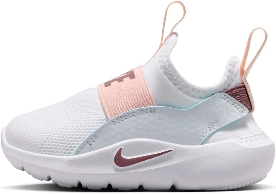 Кроссовки для бега Nike Flex Runner 4 для детей и подростков, белый/серый/коралловый
