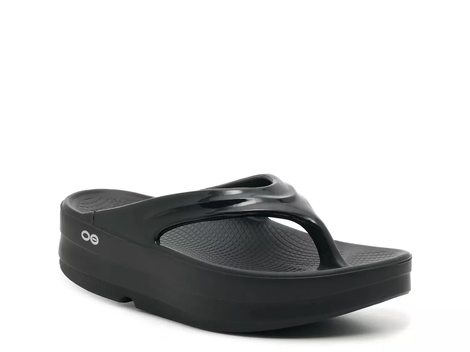 OOmega Platform Шлепанцы - женские Oofos, Black