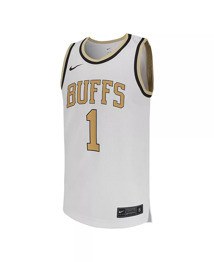 Мужская баскетбольная майка-реплика Colorado Buffaloes #1 Nike, белый — фото 2