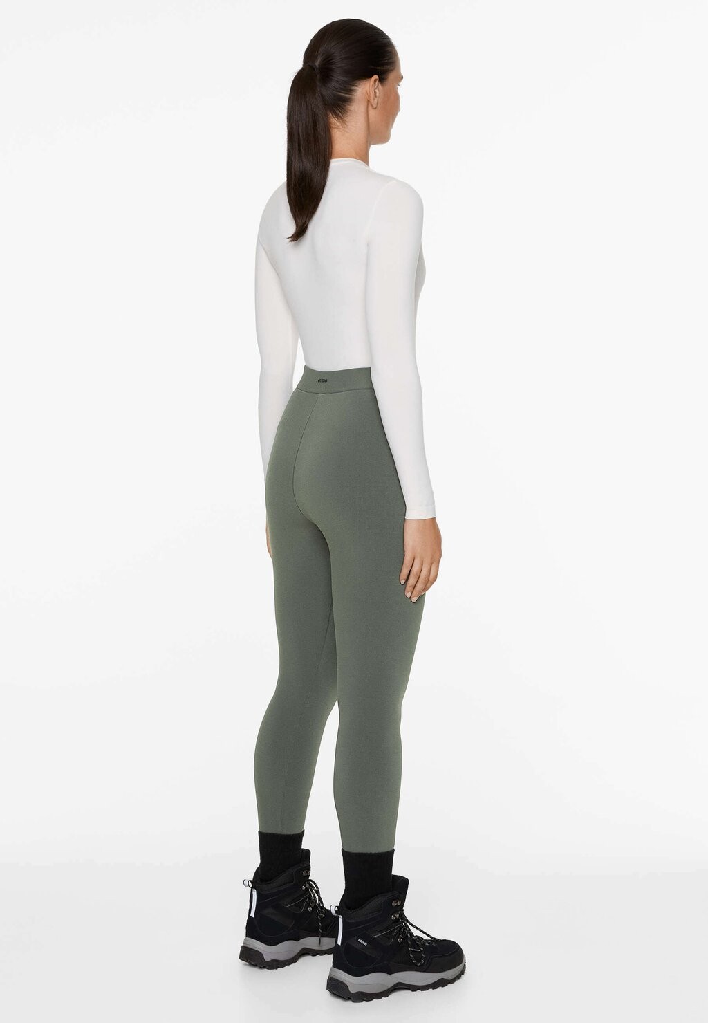 

Леггинсы SUPER-EXTRA SEAMLESS HIGH-RISE OYSHO, хаки
