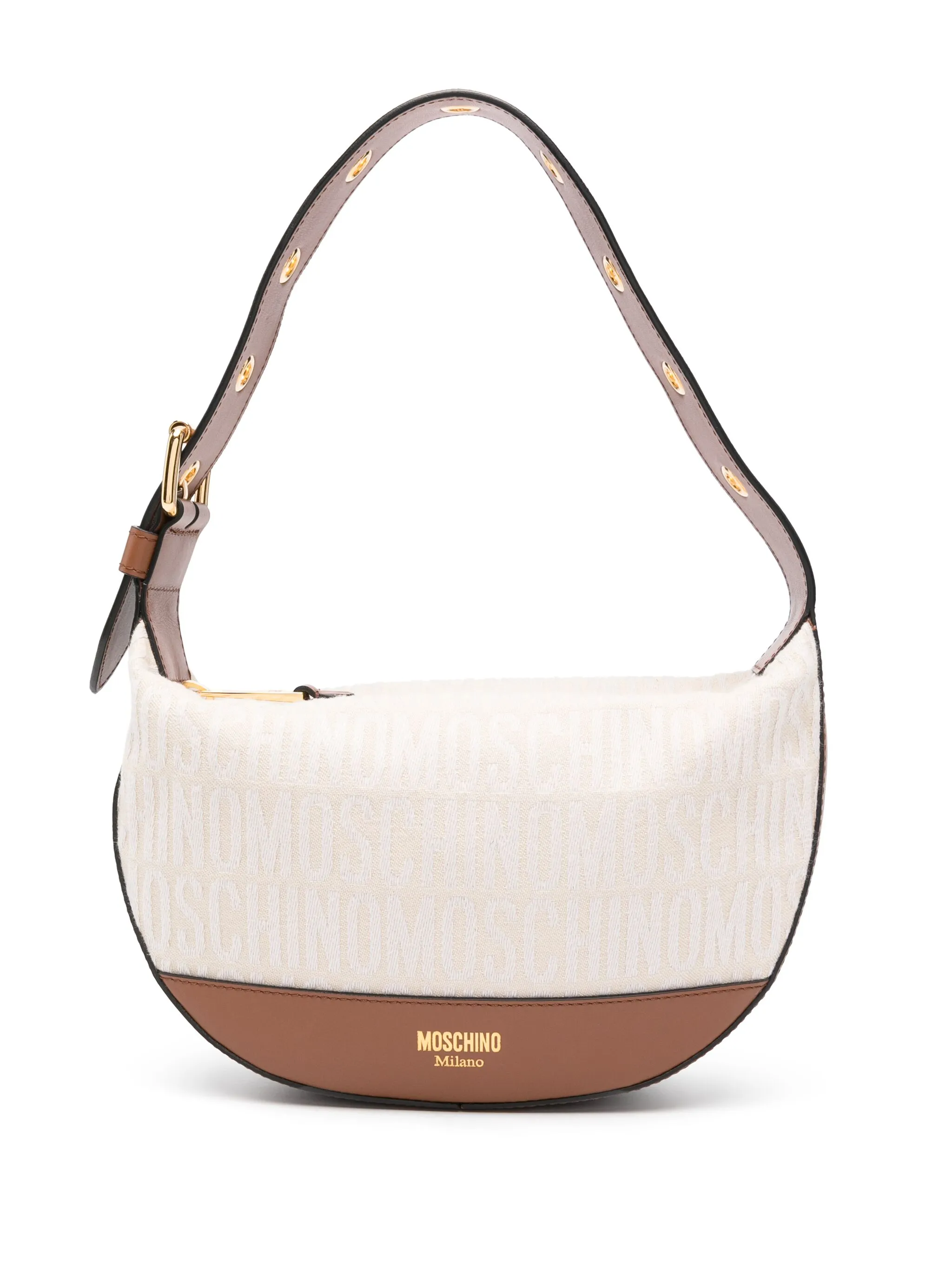 

Сумка на плечо с логотипом Moschino, белый