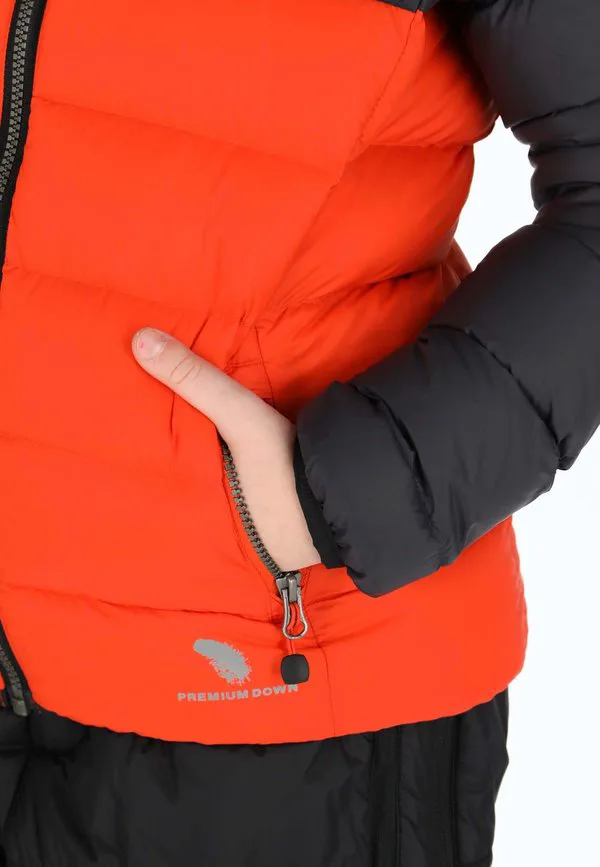 Пуховая куртка östersund Swedemount, Charcoal Orange — фото 4