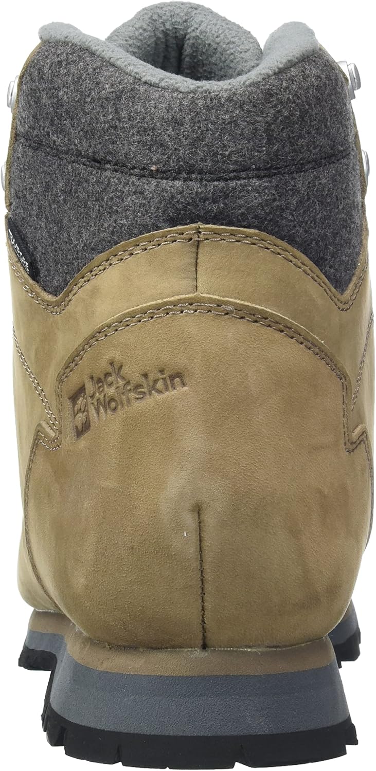Мужские походные ботинки Jack Wolfskin Thunder Bay Texapore Mid M, коричневый/серый/светло-серый/светло-коричневый — фото 3