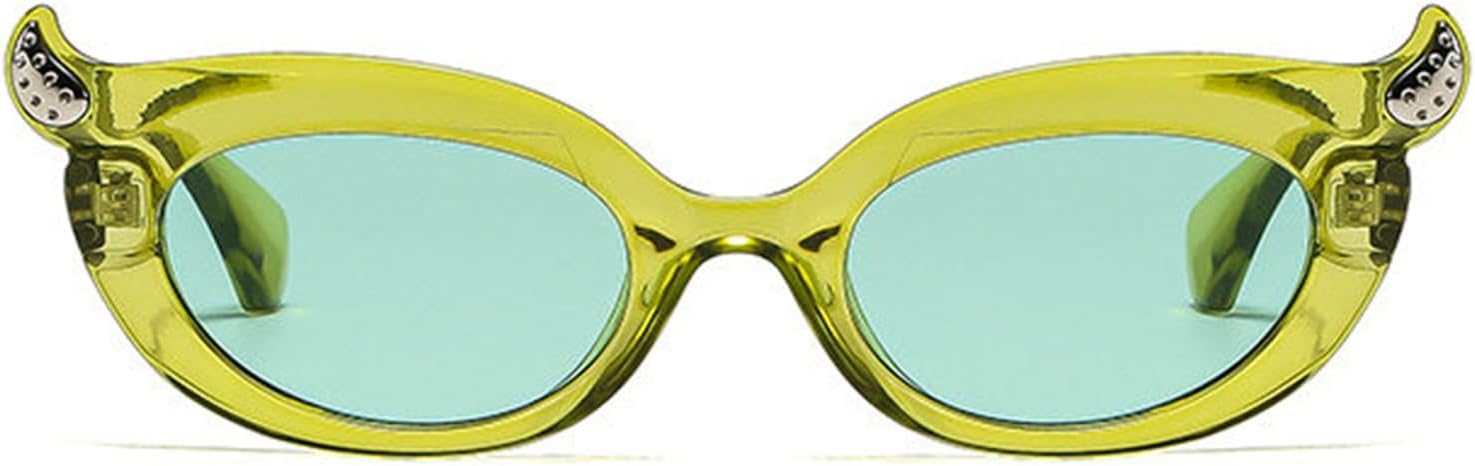 

Винтажные женские солнцезащитные очки «кошачий глаз» Willochra, маленькие, милые, для вечеринок, роскошные, для путешествий и активного отдыха, с защитой от ультрафиолета UV400, C2