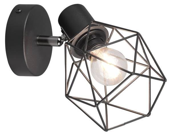 

Настенный прожектор MeineWunschleuchte Industrial 1-flammig, Black, черный