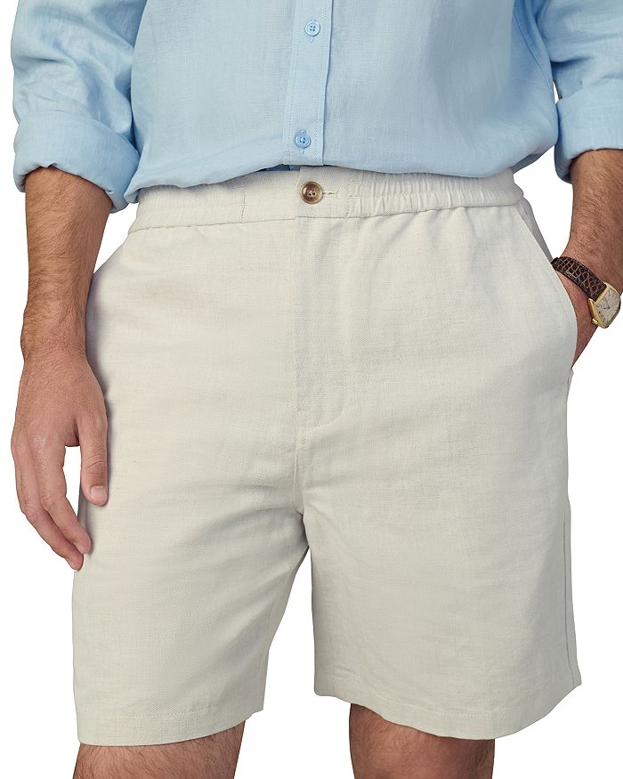 

Клаксон Льняные шорты с добавками Joe's Jeans, слоновая кость/кремовый