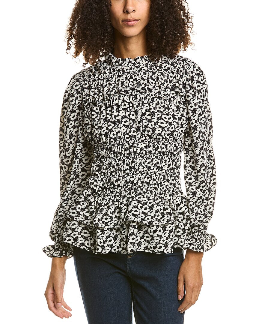 

Грация Флорал Топ Gracia, черный