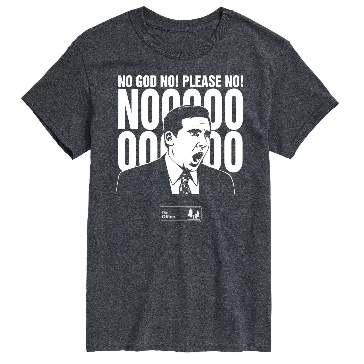 

Мужская футболка The Office No God Please No Tee Licensed Character