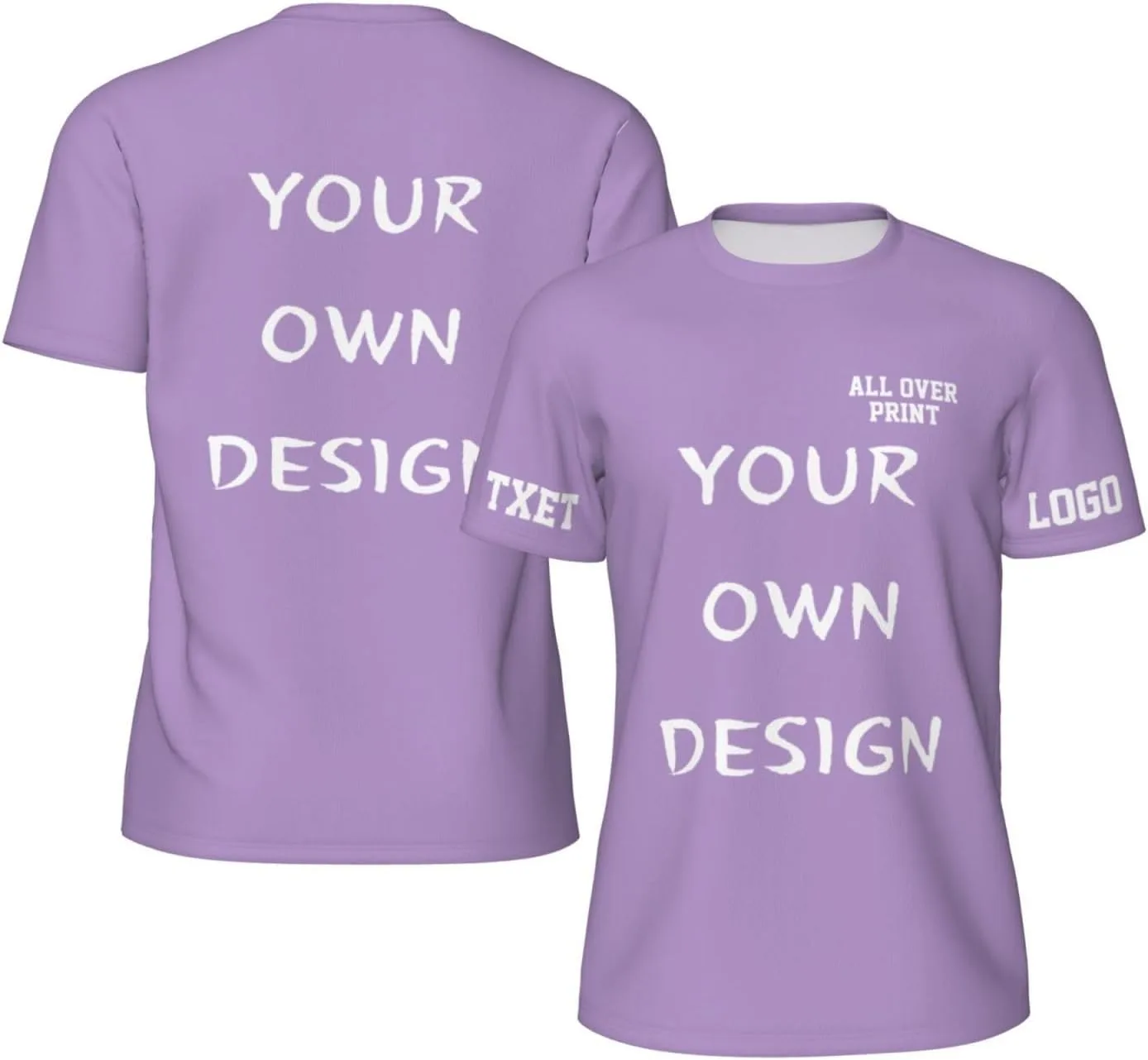 

Футболка с принтом на 4 сторонах для мужчин