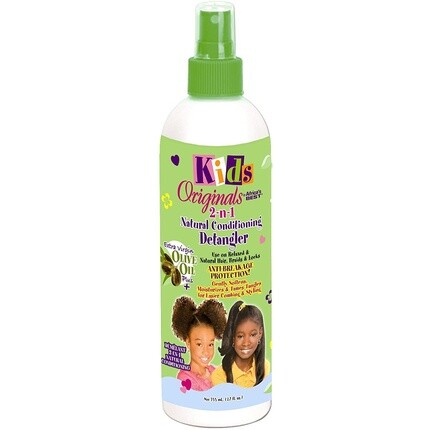 Africa's Best Kids Originals 2-N-1 Detangler 12 унций Pump - Упаковка из 3 шт Kids Organics By Africa's Best — фото 2