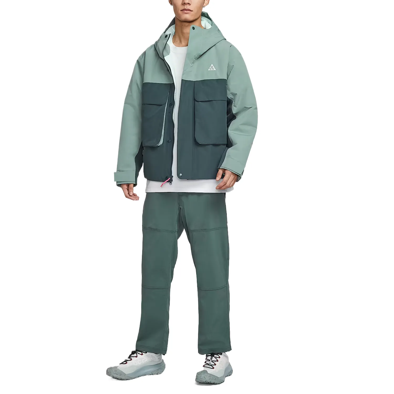 Куртка-пуховик ACG PrimaLoft 'Skull Peak' для мужчин Nike, Earth Green/Foam Mint Green/Foam Mint Green/Mountain White — фото 4