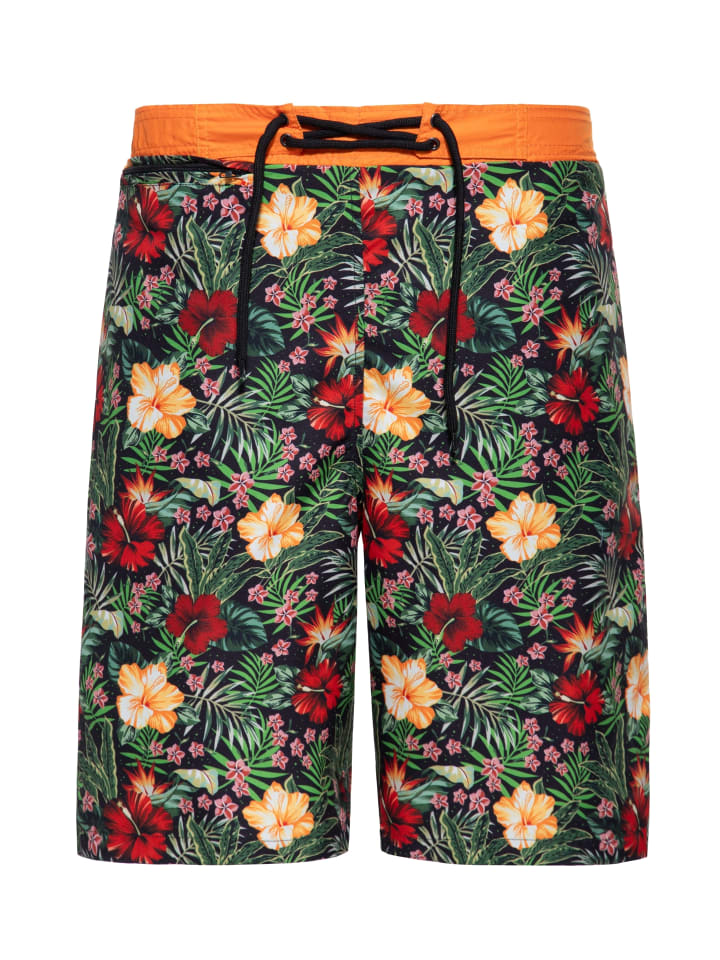 

Плавки-шорты King Kerosin Hibiscus разноцветные King Kerosin