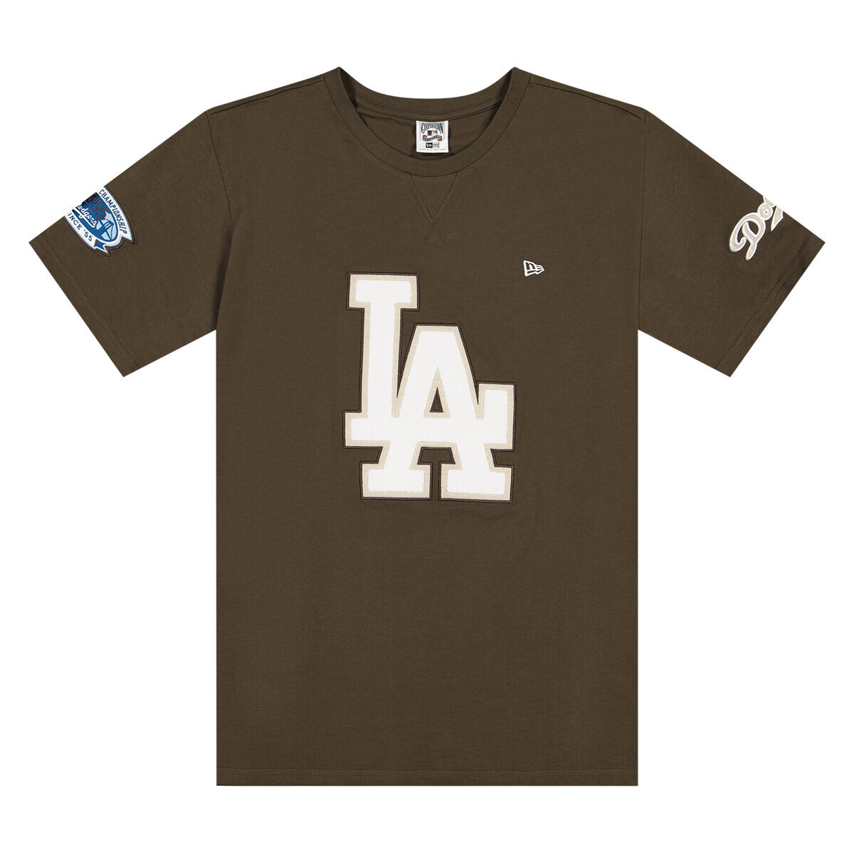 

Футболка MLB LOS ANGELES DODGERS WORLD SERIES LOGO OVERSIZED T-SHIRT New Era, цвет Dunkelbraun