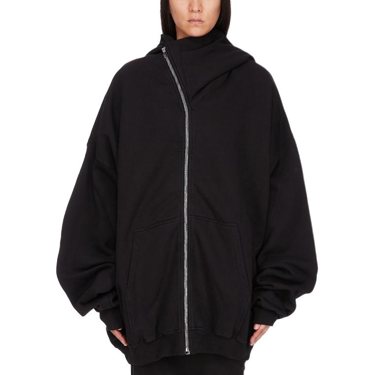 

Худи на молнии Rick Owens DRKSHDW, черный