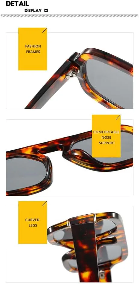 

Солнцезащитные очки в стиле ретро «пилот» для женщин и мужчин, черные, цвета чая, для активного отдыха, повседневные, защита от УФ-излучения UV400 HYYZZC, Black Tea